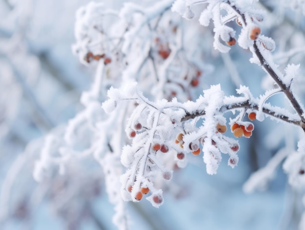 Composizione minimalista nel paesaggio invernale