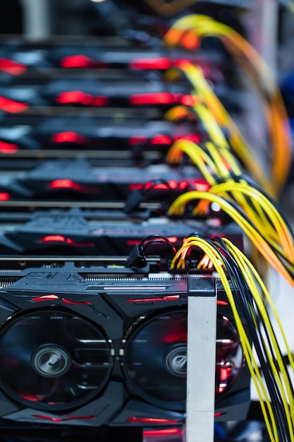 Computer di mining di bitcoin e criptovalute