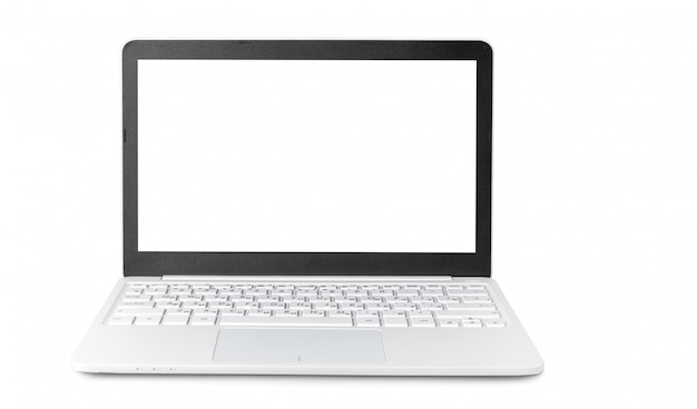 Computer portatile isolato su bianco