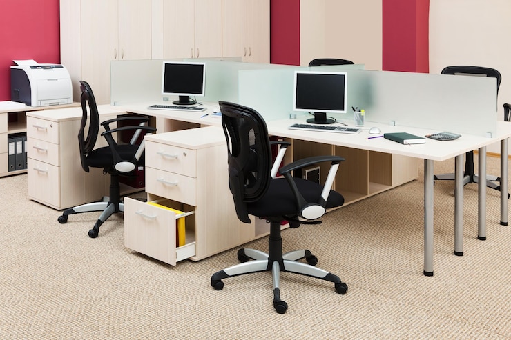 Photo computers on a desk