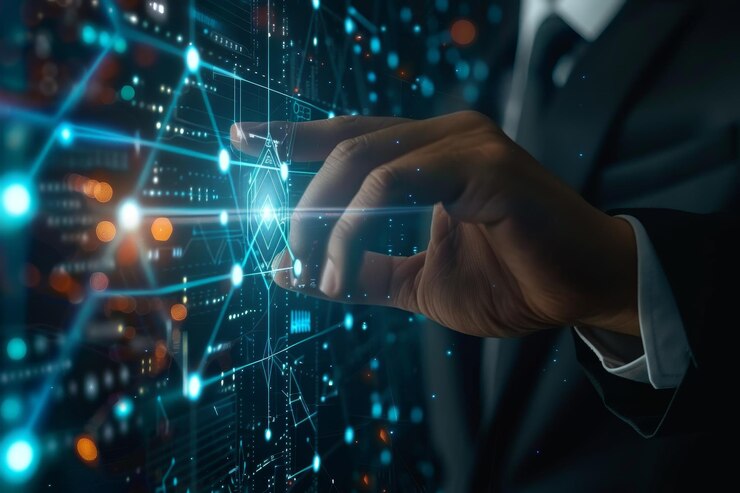 Comunicazione avanzata e connessione di rete Internet globale in smart city