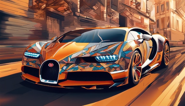 Concept design Bugatti personalizzato