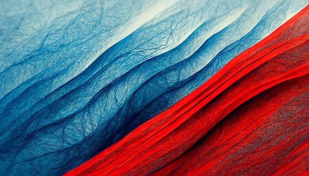 Concept design rosso e blu su sfondo astratto