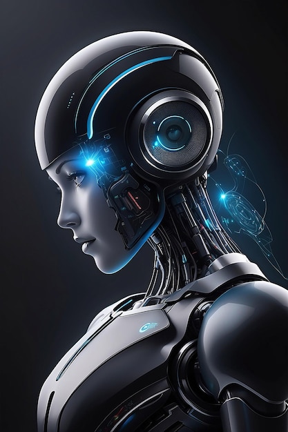 Concept di tecnologia di ricerca Riconoscimento vocale Intelligenza artificiale AI Parla ora