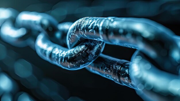 Concetto blockchain IA generativa