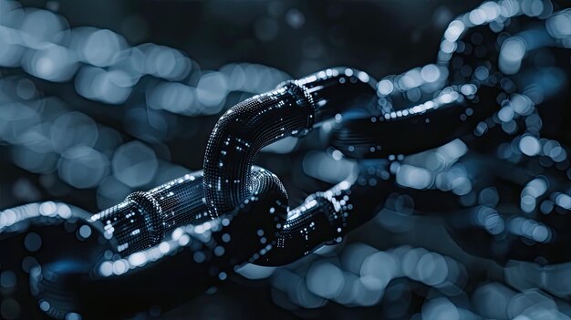 Concetto blockchain IA generativa