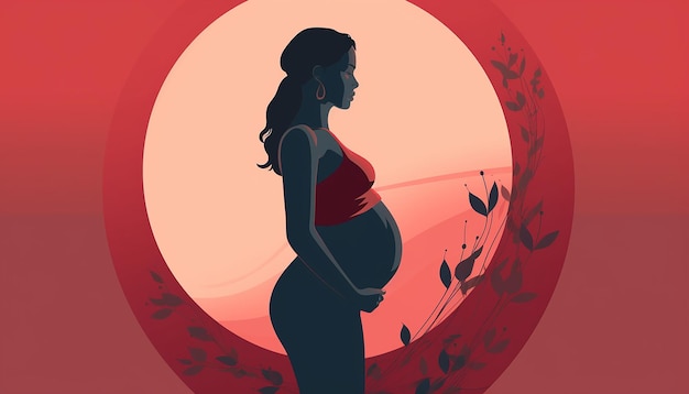 Concetto creativo del mese di consapevolezza della perdita infantile e della gravidanza