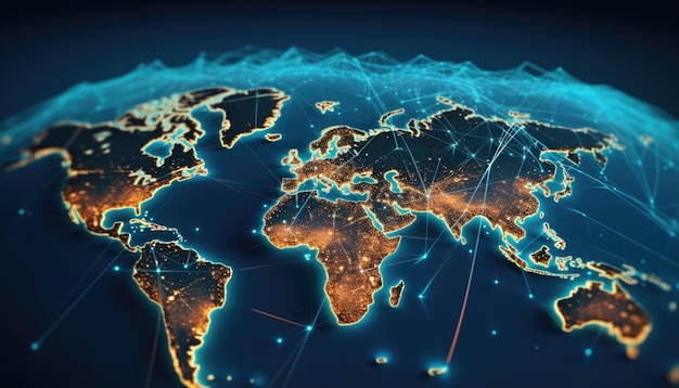 Concetto del mondo della mappa di viaggio di viaggio di affari