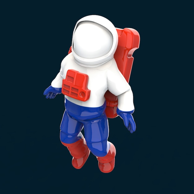 Concetto dell'astronauta - illustrazione 3D