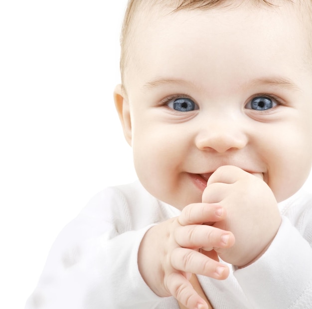 concetto di bambino, persone e felicità - adorabile bambino