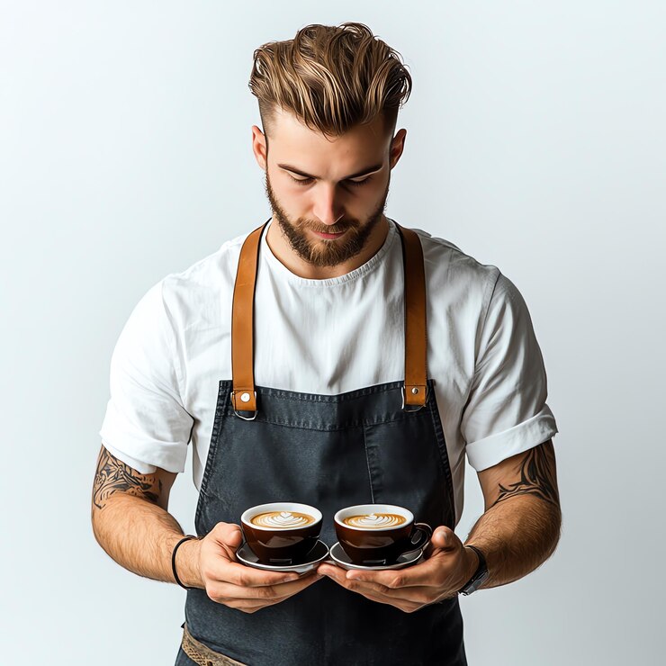 Foto concetto di barista