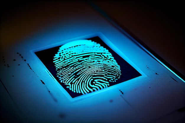 Concetto di biometria digitale