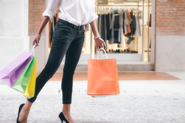 Concetto di business, Lifestyle e Shopping.