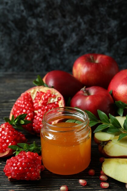 Concetto di Capodanno ebraico Rosh Hashanah