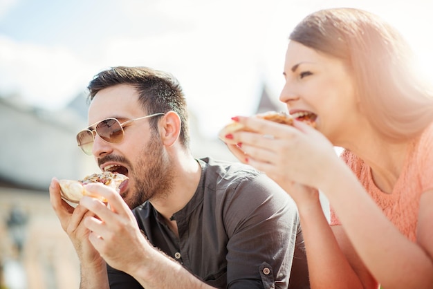 Concetto di cibo per il tempo libero e vacanze