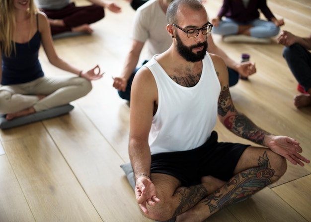 Concetto di classe di yoga