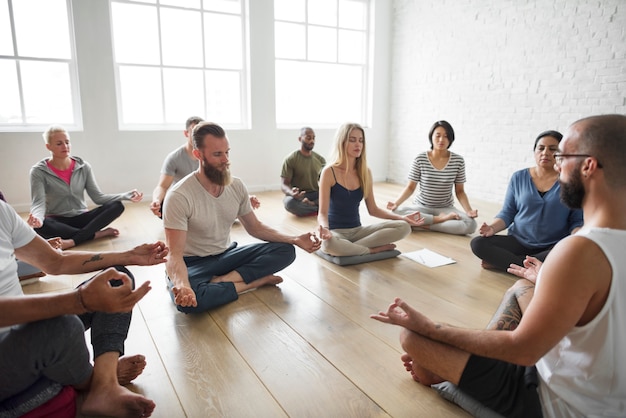 Concetto di classe di yoga