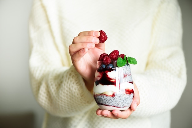 Concetto di colazione sana