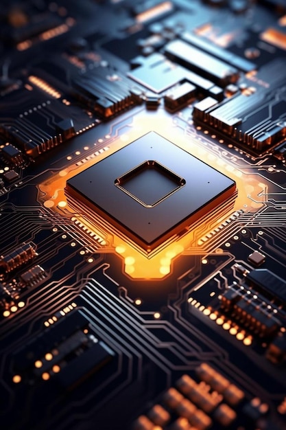 concetto di CPU dei processori informatici centrali