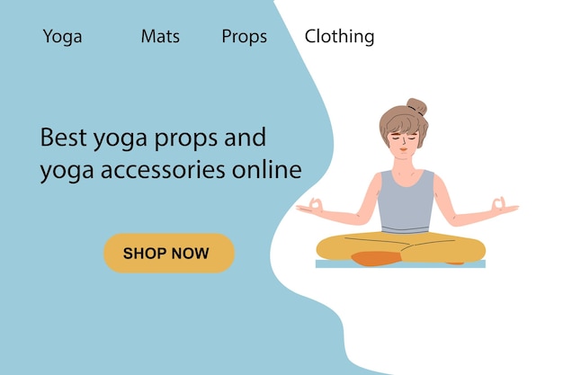 Concetto di cura di sé e consapevolezza con accessori yoga per donne