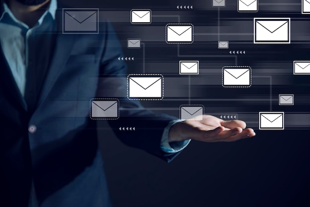 concetto di e-mail marketing concetto di business