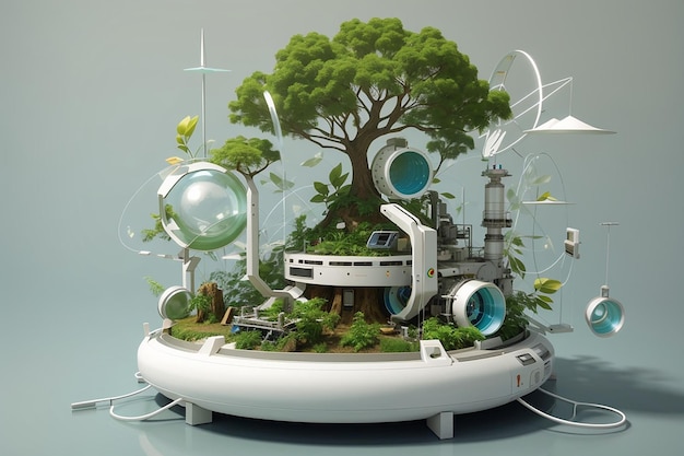 Concetto di ecologia tecnologica