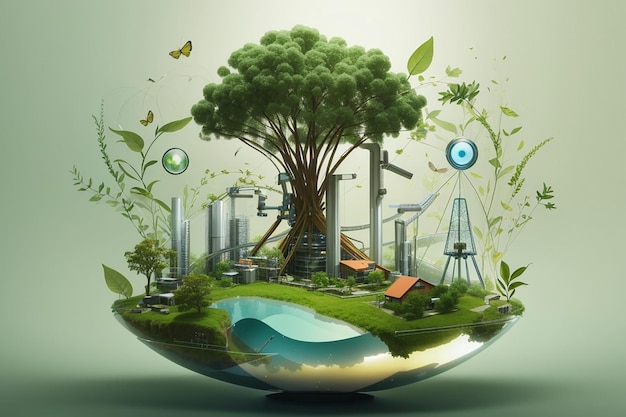 Concetto di ecologia tecnologica