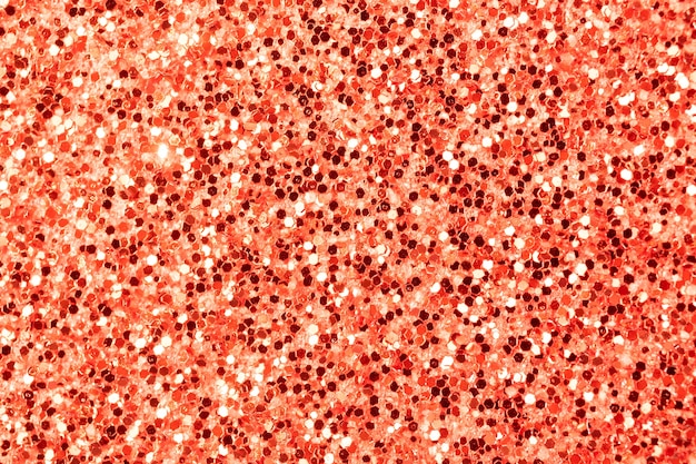 Concetto di effetti luminosi luminosi rossi, sfondo texture glitter, foto di superficie alta dettagliata sandpapper