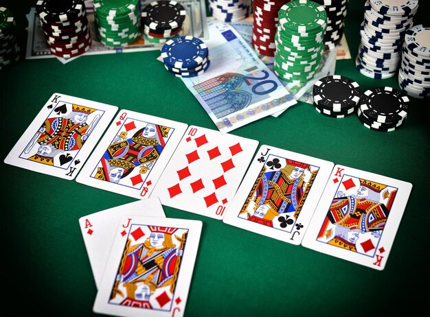 Concetto di gioco di poker