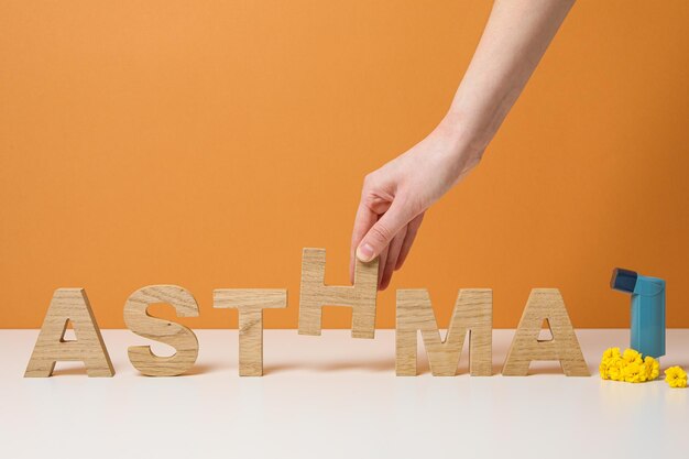 Concetto di Giornata mondiale dell'asma per la cura delle allergie Asma
