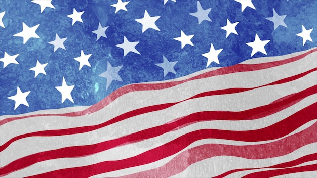 Concetto di grunge Disegno astratto bandiera USA