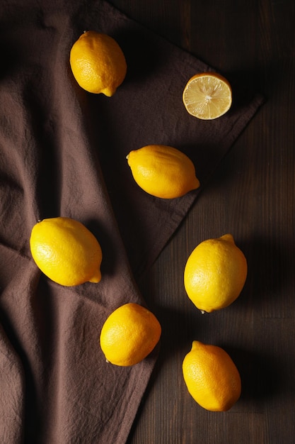 Concetto di gustosi agrumi delizioso limone