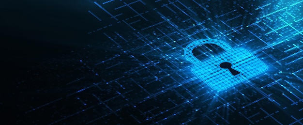 Concetto di privacy aziendale per la protezione dei dati di sicurezza informatica