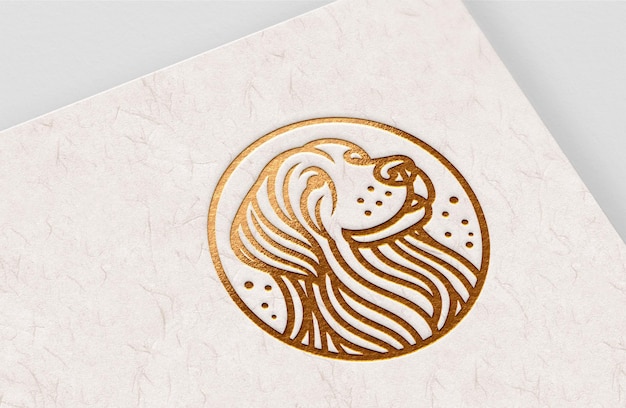 Concetto di progettazione del logo del cane per la cura degli animali domestici
