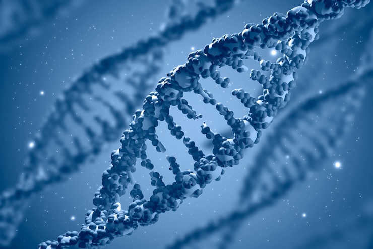 Foto concetto di rappresentazione del dna