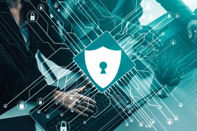 Concetto di sicurezza informatica e protezione dei dati digitali