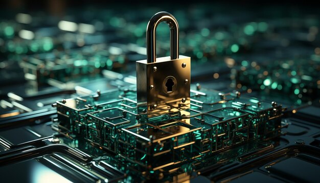 Concetto di sicurezza informatica sicurezza della privacy degli utenti e crittografia accesso sicuro a Internet