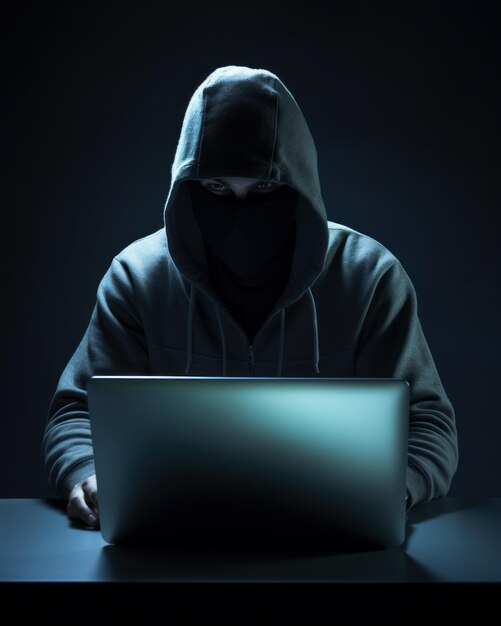 Concetto di sicurezza Internet degli hacker