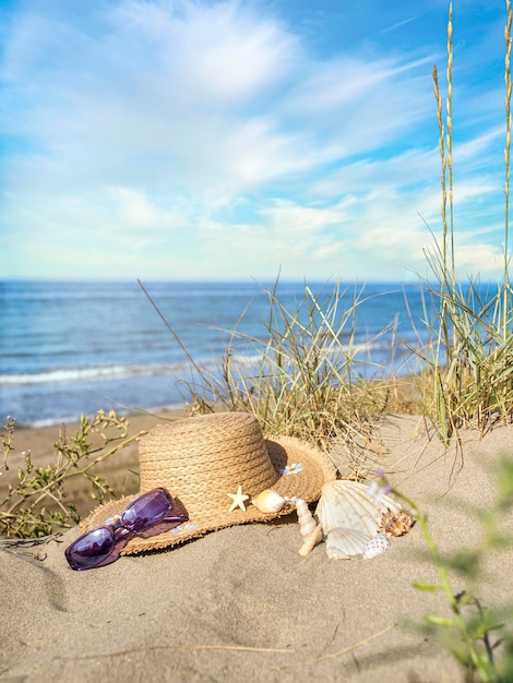 Concetto di spiaggia estiva