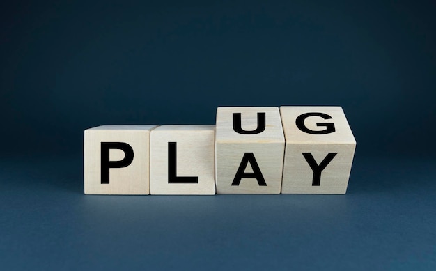 Concetto di tecnologia Plug and Play