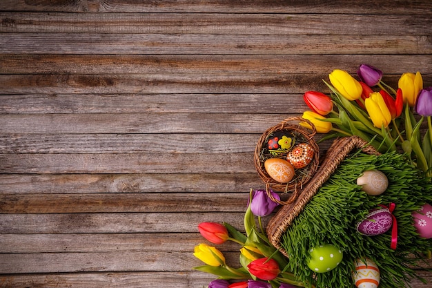 Concetto di vacanza di Pasqua