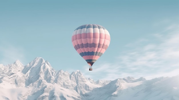 concetto di viaggio palloncini avventura