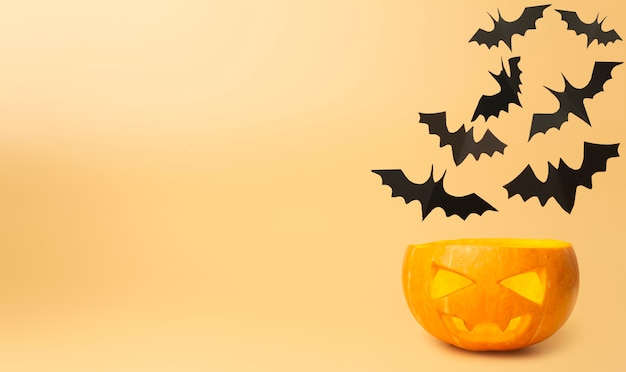 Concetto di zucca Helloween