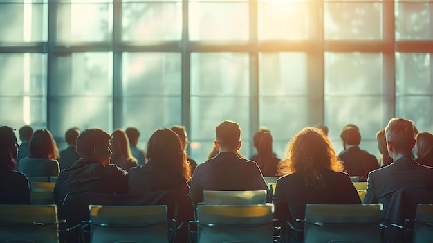 Concetto educativo Insegnanti in seminario di sviluppo professionale che promuove l'apprendimento continuo e la sc