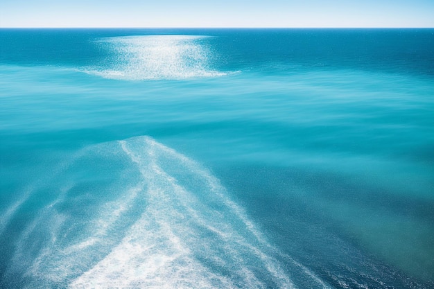 Concetto estivo La danza delle onde dell'oceano Eterna sinfonia del mare IA generativa