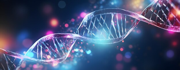 Concetto medico astratto della scienza della tecnologia del DNA