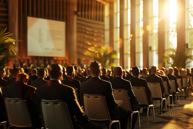 Conferenza aziendale globale con diversi partecipanti