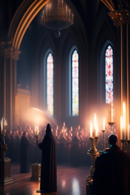 conferenza della chiesa Immagine e sfondo gratuiti Ai Generate