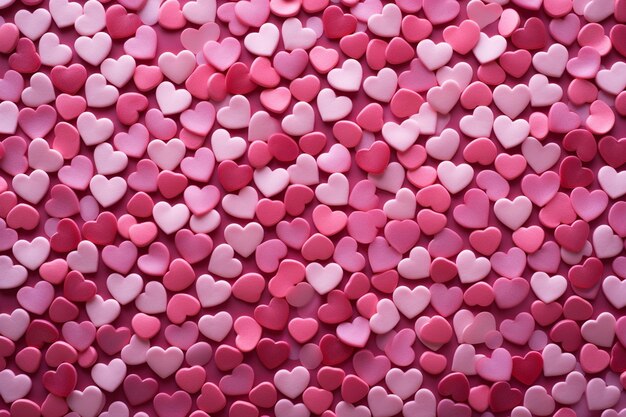 Confetti d'amore a cuore rosa