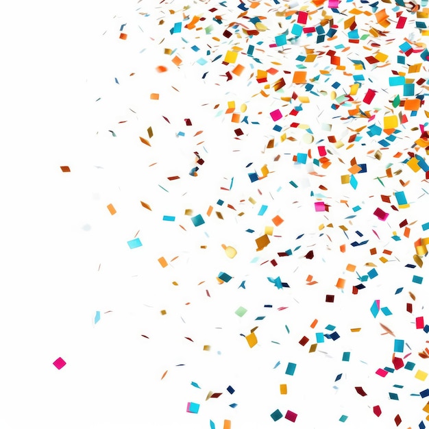 confetti e strisce di colore pastello che cadono